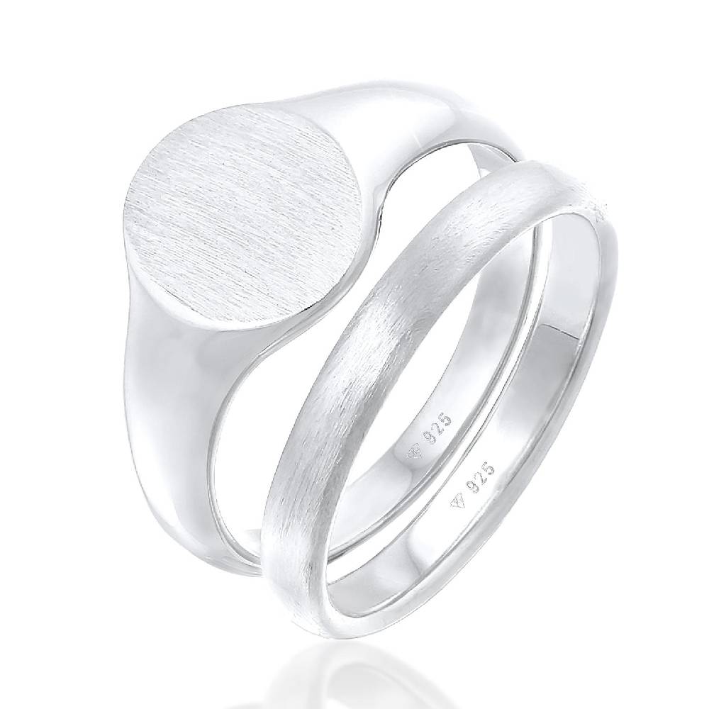 Kuzzoi Bandring 2er Set Basic Sonderangebot der Fabrik