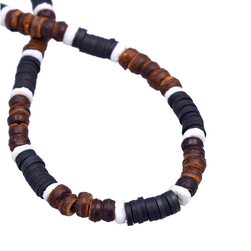 Kuzzoi Halskette Surfer Style | Heishi Beads Großer Ausverkauf