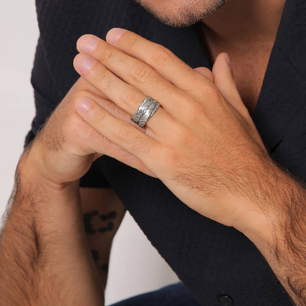 Kuzzoi Ring Feder Valentinstagsangebot