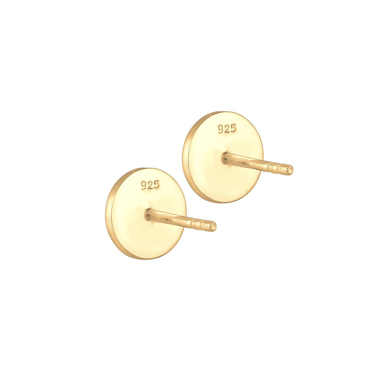 Kuzzoi Ohrstecker Rund Gehämmert Zeitlich begrenztes Angebot