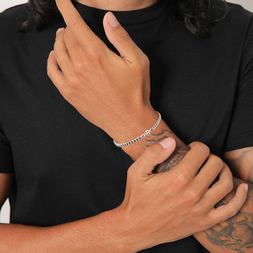 Kuzzoi Panzer-Armband mit Smiling Face Blitzangebot