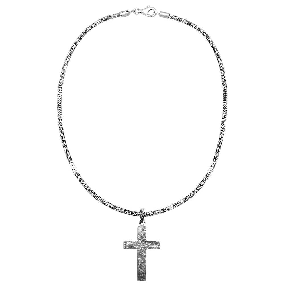Kuzzoi Schlangen-Halskette Kreuz Nur noch ein Tag übrig
