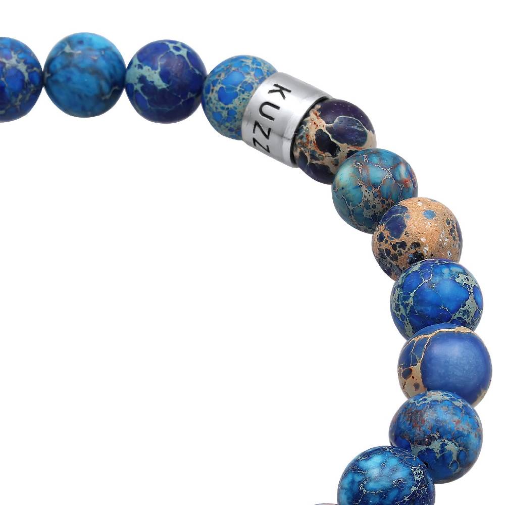 Kuzzoi Armband Beads | Achat (Blau) Fabrikverkauf