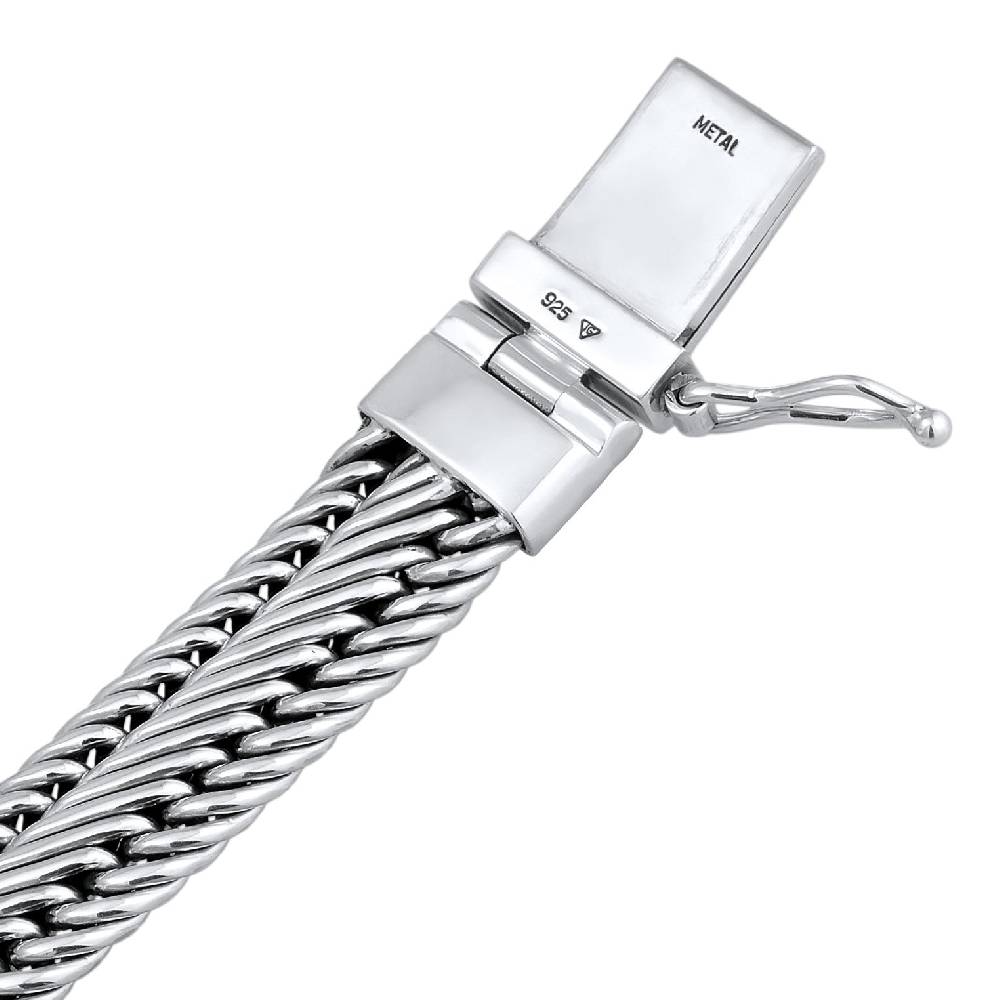 Kuzzoi Glieder-Armband Kastenverschluss Vatertagsangebot