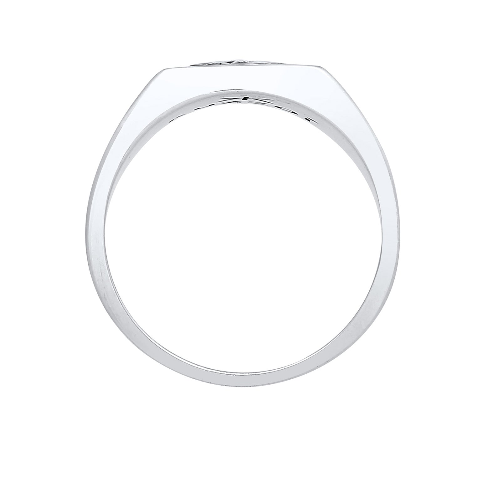 Kuzzoi Siegelring Stern | Emaille Top Angebot