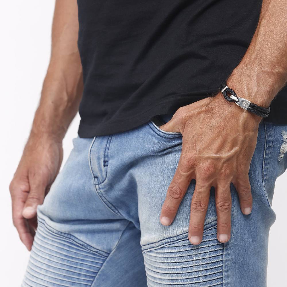 Kuzzoi Armband Haken Verschluss | Leder Tägliche Deals