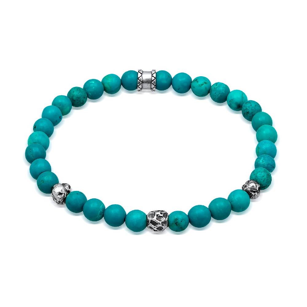 Kuzzoi Armband Beads | Howlith (Türkis) VIP-Rabatte