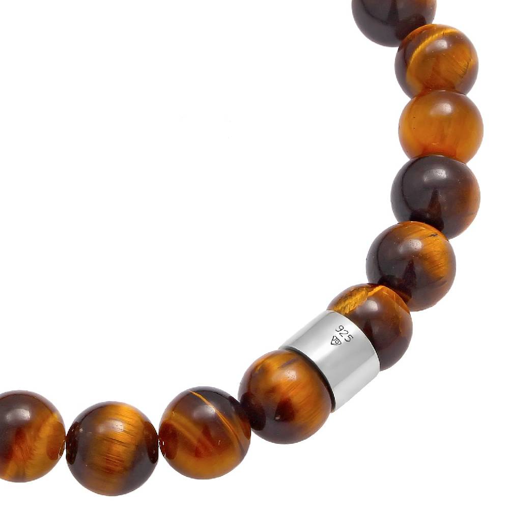 Kuzzoi Armband Kompass | Tigerauge (Braun) Nur für heute