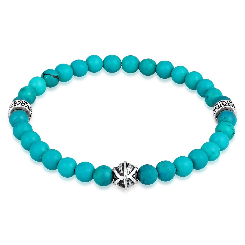 Kuzzoi Armband Bead | Howlith (Türkis) Super Rabatt