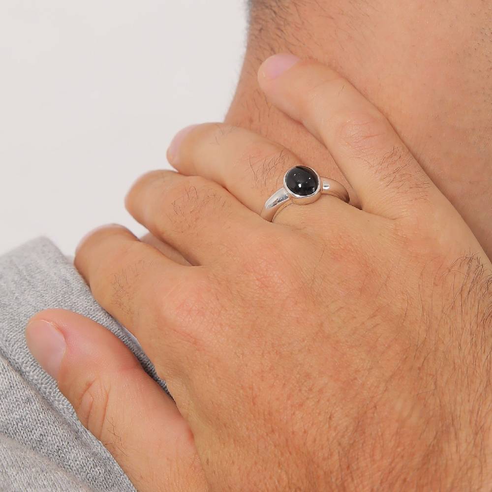 Kuzzoi Siegelring Oval | Onyx (Schwarz) Angebote