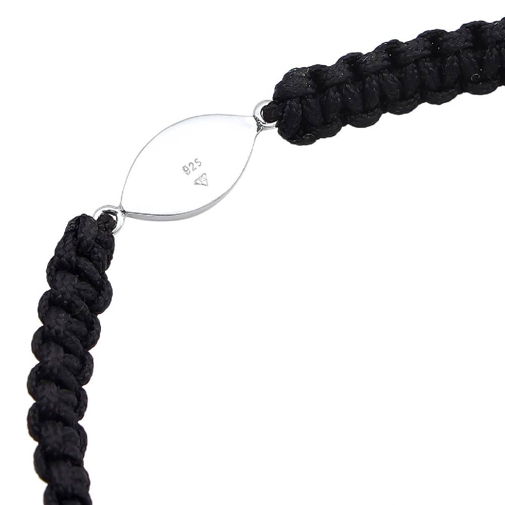 Kuzzoi Armband Evil Eye | Nylon (Schwarz) Online Shopping
