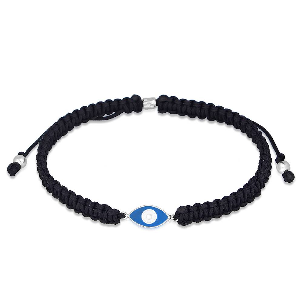 Kuzzoi Armband Evil Eye | Nylon (Schwarz) Online Shopping