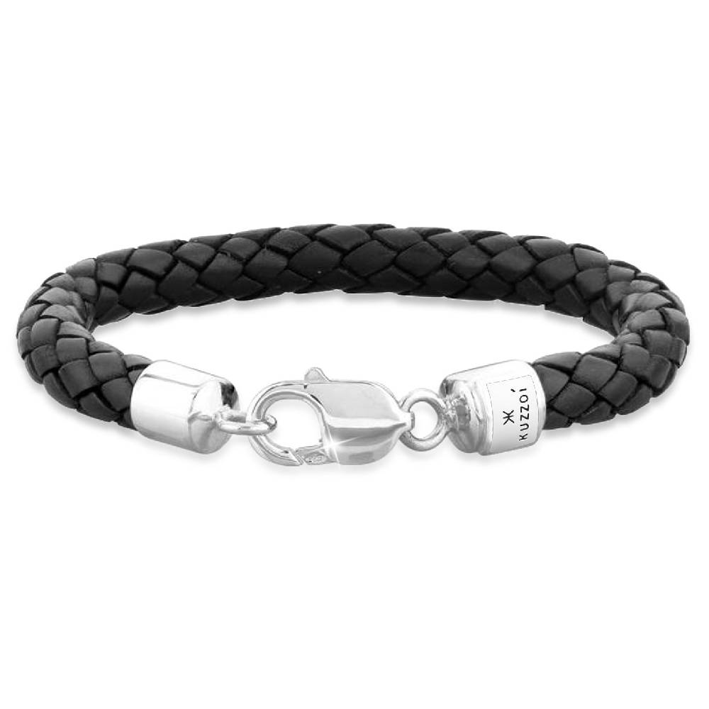 Kuzzoi Armband Krokodil Geflochten | Leder Black Friday