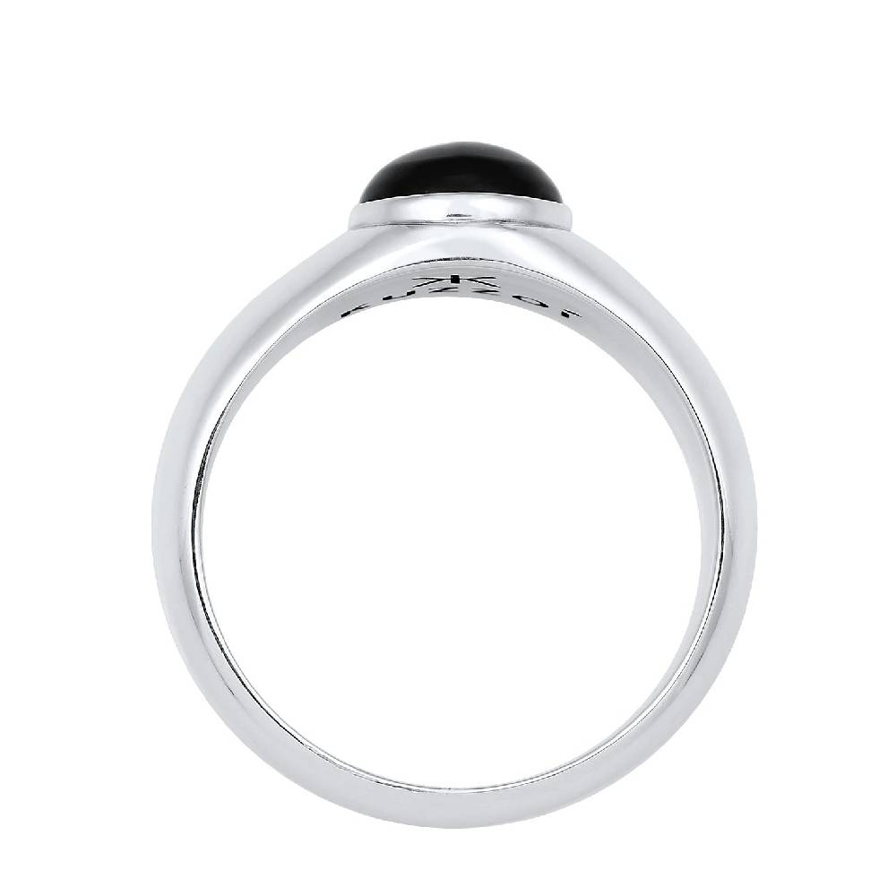 Kuzzoi Siegelring Oval | Onyx (Schwarz) Top Angebot