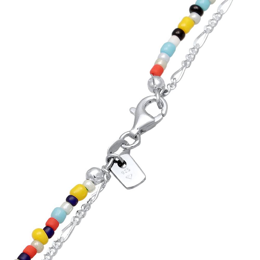 Kuzzoi Layer-Halskette Blitz Beads Kostenlose Rückgabe