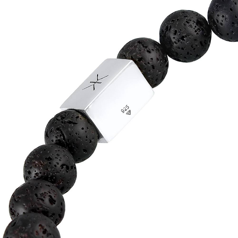 Kuzzoi Armband Geo | Lava Perlen (Schwarz) Rabatte dieses Monats
