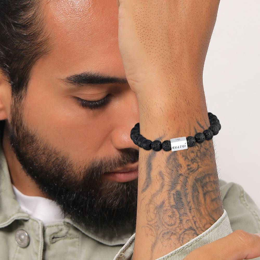 Kuzzoi Armband Geo | Lava Perlen (Schwarz) Rabatte dieses Monats