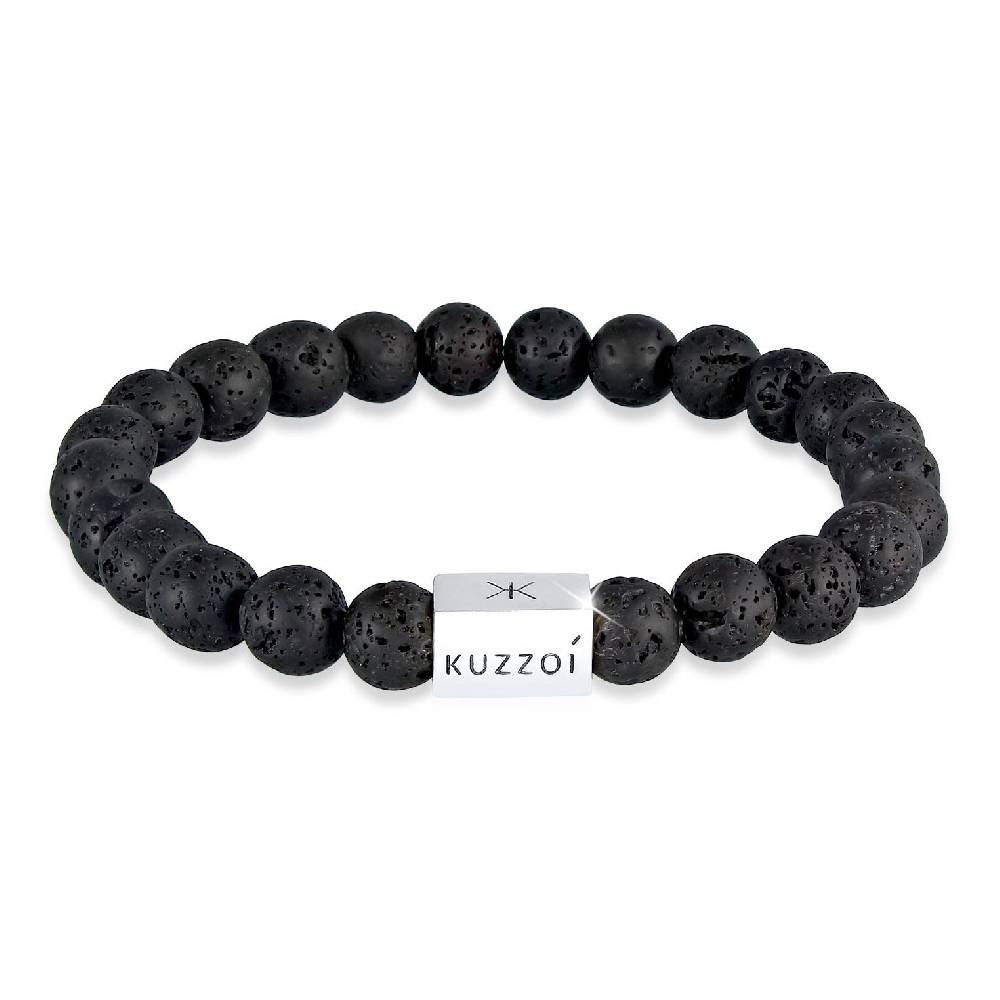 Kuzzoi Armband Geo | Lava Perlen (Schwarz) Rabatte dieses Monats