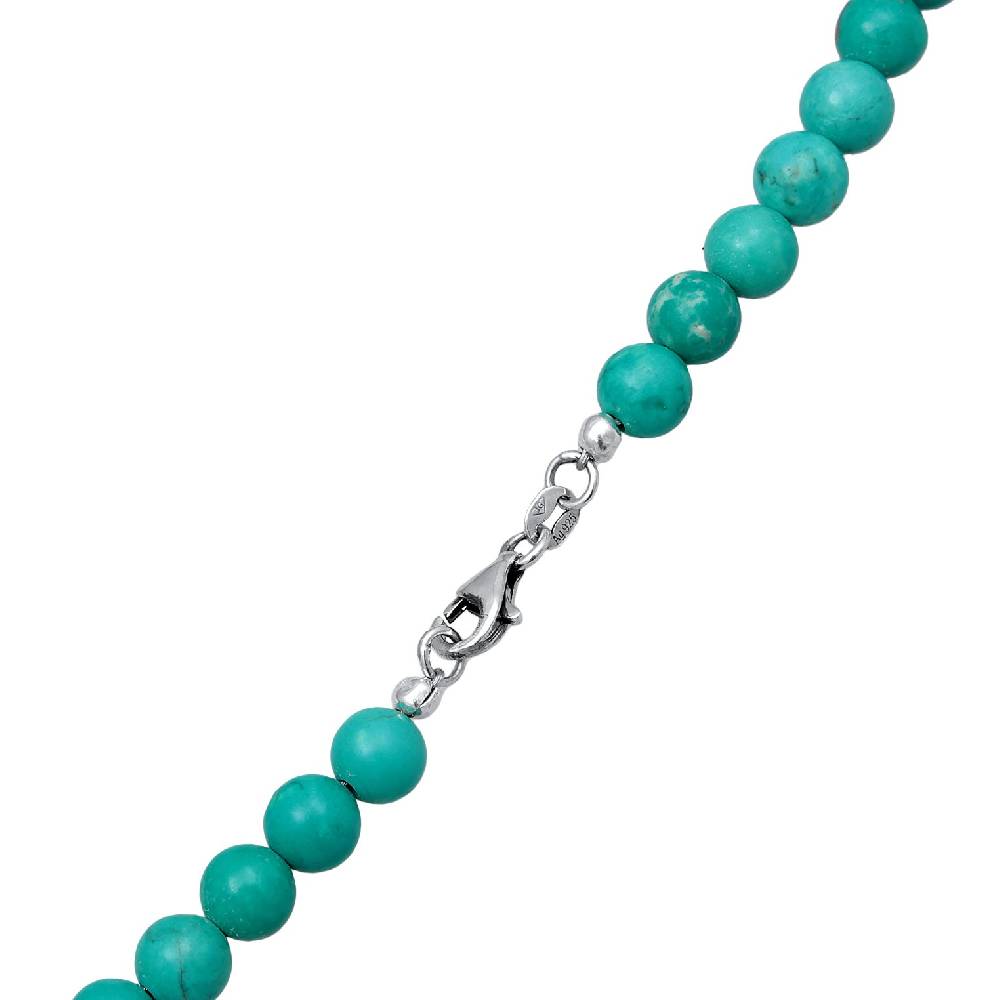 Kuzzoi Halskette Beads Vintage | Howlith (Türkis) Blitzverkäufe