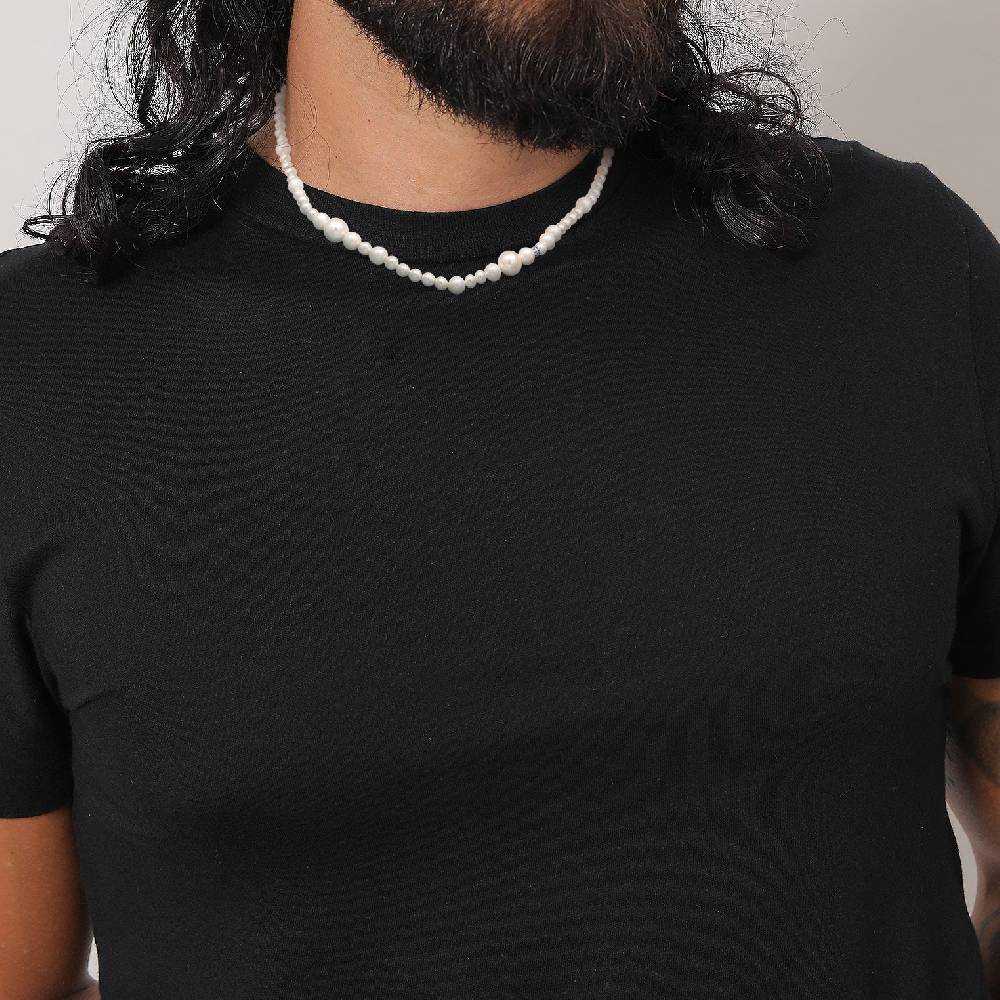 Kuzzoi Halskette Beads | Muschelkernperlen Kostenloser Versand