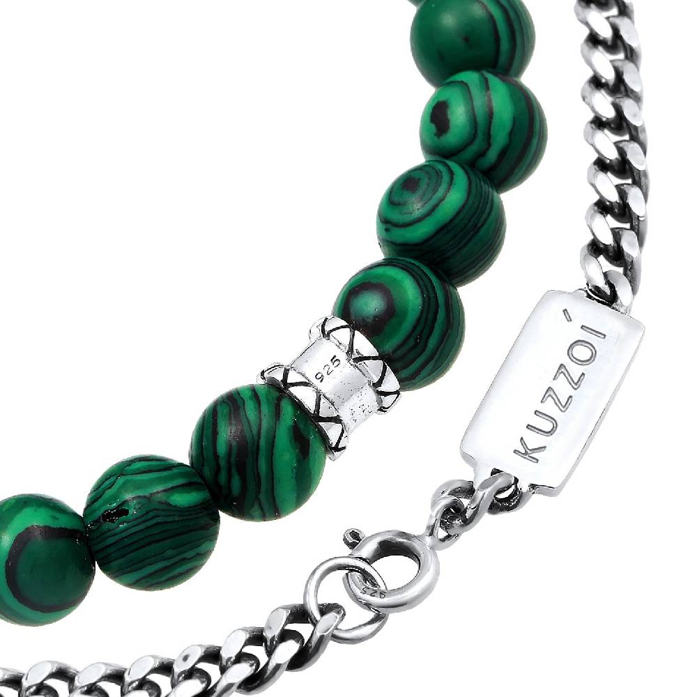 Kuzzoi Armbandset Perlen | Malachit (synt.) Osterangebot