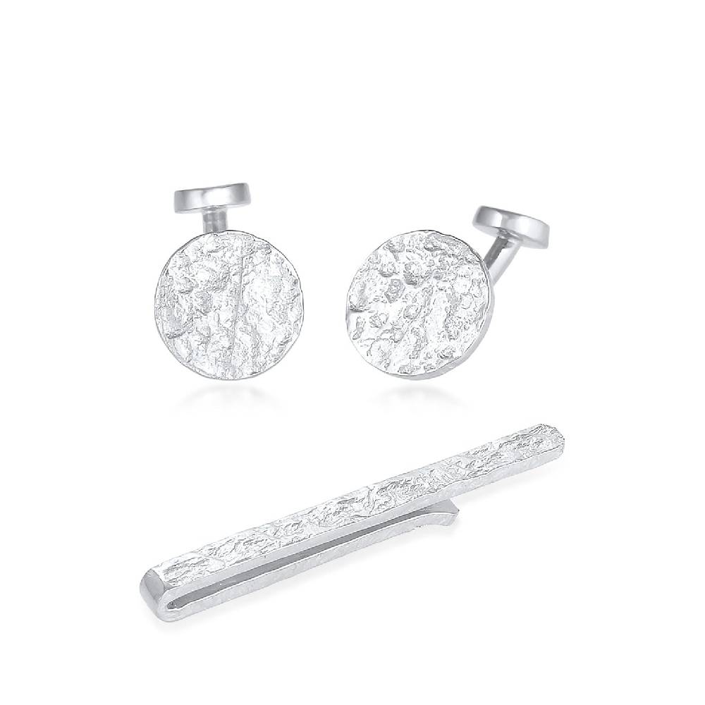 Kuzzoi Schmuckset Manschettenknöpfe Krawattennadel Organic Top Angebot