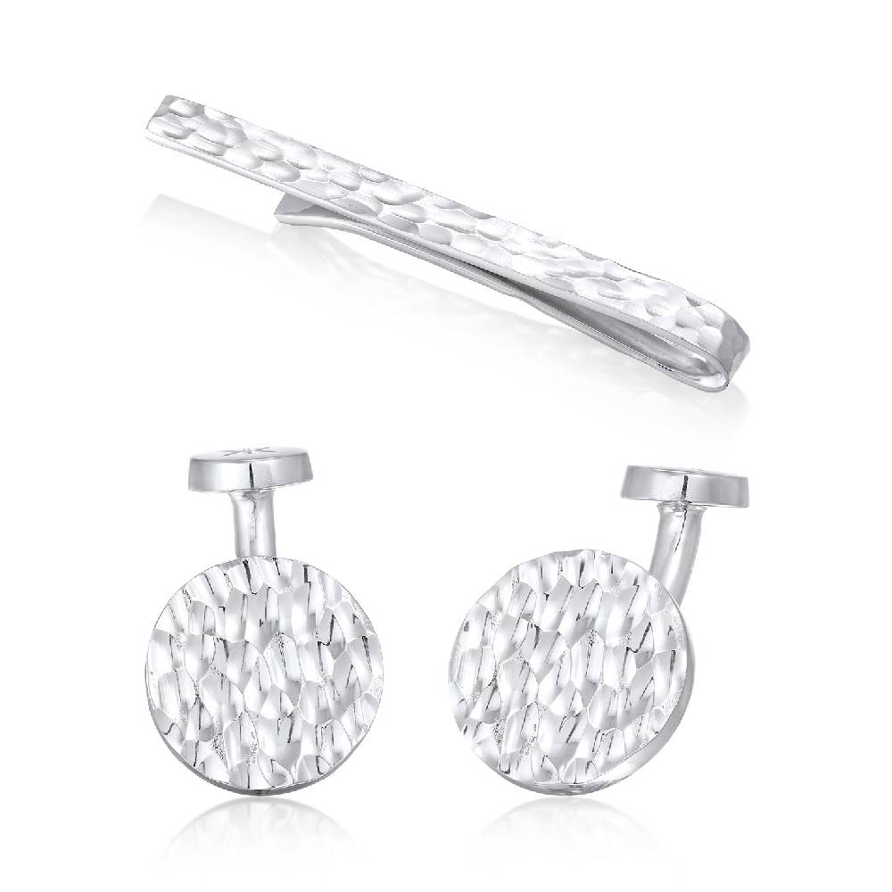 Kuzzoi Schmuckset Manschettenknöpfe Krawattennadel Neuheiten