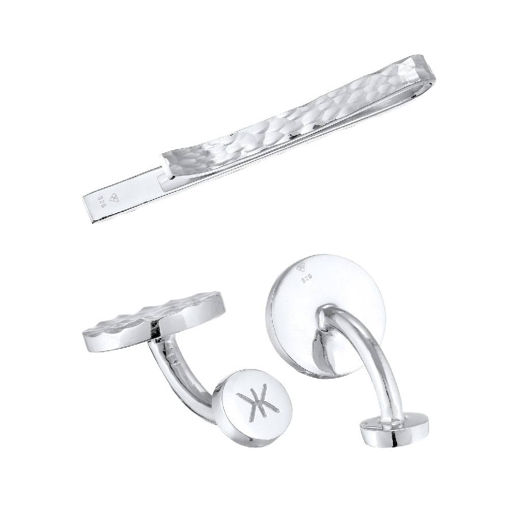 Kuzzoi Schmuckset Manschettenknöpfe Krawattennadel Neuheiten