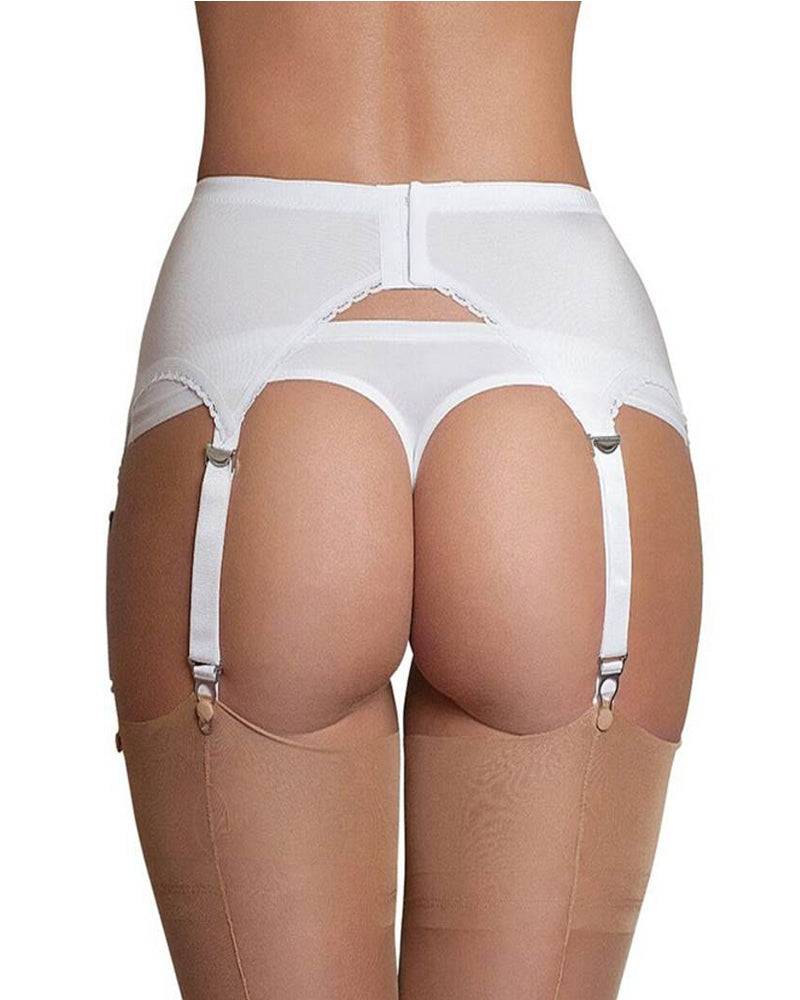 Lau Fashion Strumpfhalter Unterwäsche Strapsgürtel Dessous Hüfthalter Strapse Tanga S M L XL - P5182 Exklusive Angebote