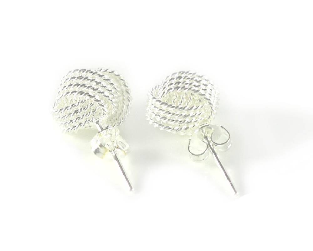 Lau Fashion Damen Schmuck Set Ohrstecker Zirkonia Glamor Kugel Style Versilbert Ohrringe Ø 10mm 2025