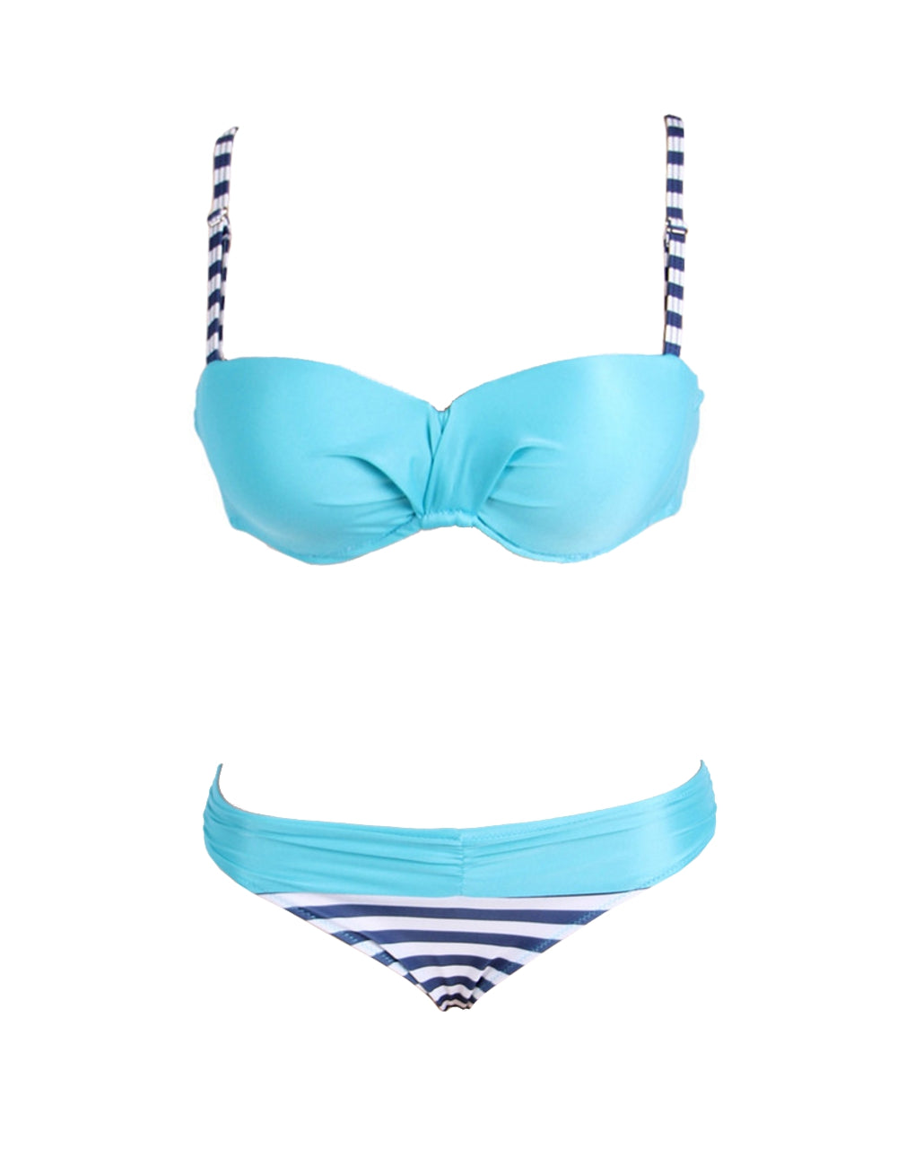 Lau Fashion Fashion Neon Damen Push Up Neckholder Bikini Set Marine Cup Träger Strand M/L Heißer Verkauf