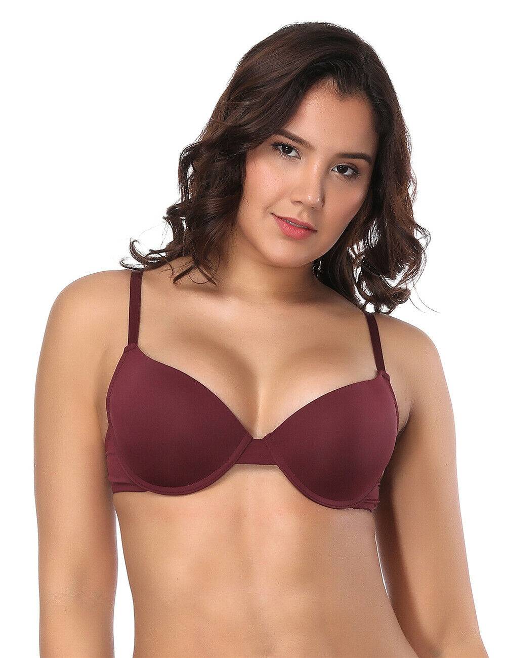 Lau Fashion T-Shirt-BH Classic Schalen BH Damen Klassisch T-Shirt Push Up Dessous Bügel Black Friday Preise