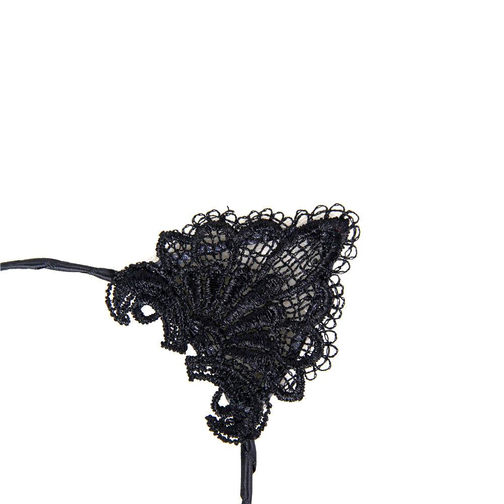 Lau Fashion Katzen Haarreifen Diadem Katzenohren Spitze Schwarz Weiß Diva Tiara Haarschmuck Catwoman Online