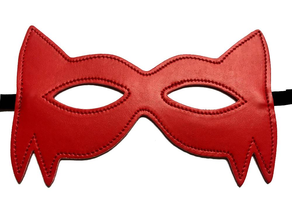 Lau Fashion Unisex Lack Leder Batman Gothic Maske Augenmaske Venezianische Karneval Ball Auslauf