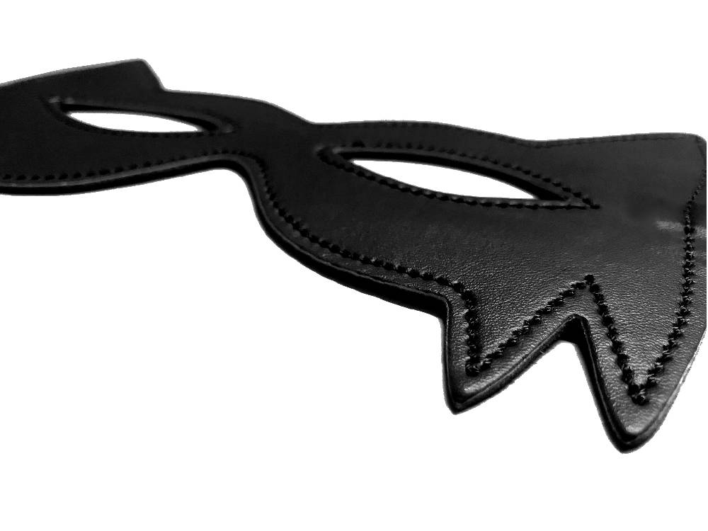 Lau Fashion Unisex Lack Leder Batman Gothic Maske Augenmaske Venezianische Karneval Ball Auslauf