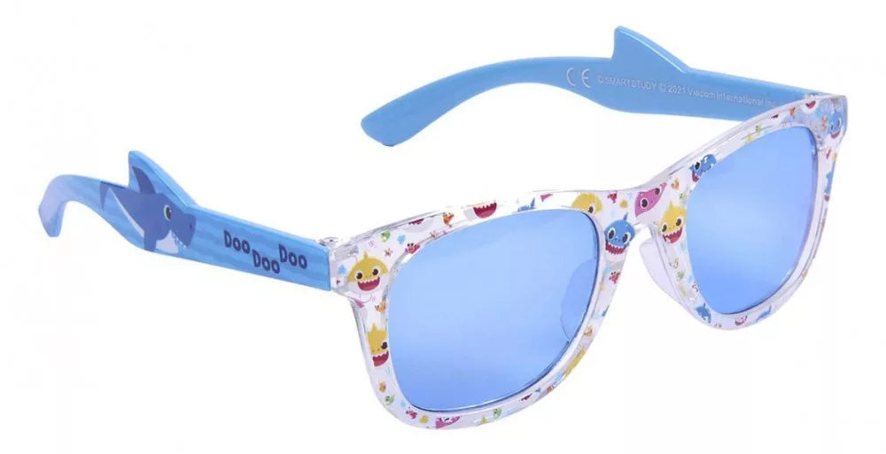 Lau Fashion Baby Shark Kinder Sonnenbrille Motiv Haie Jungen Mädchen 100% UV-Schutz Schlussverkauf