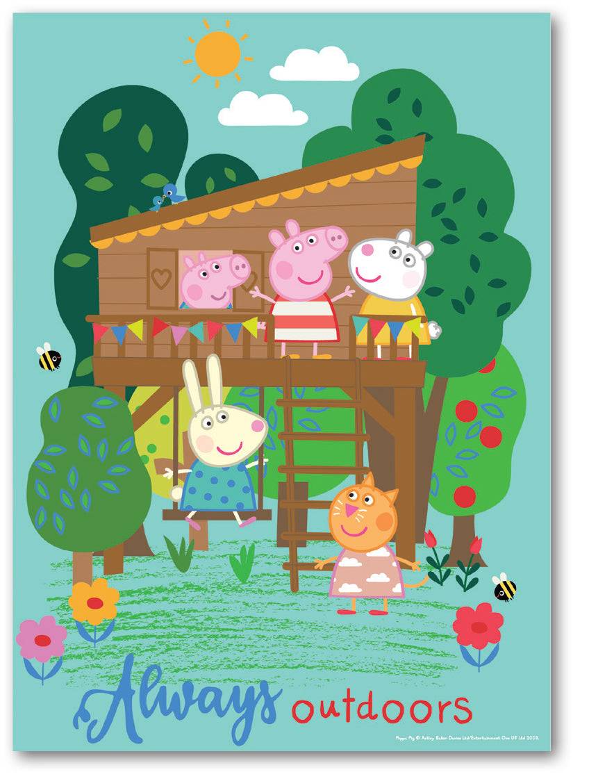 Lau Fashion Kinderpuzzle Peppa Wutz Pig Baumhaus 50 Teile für Kinder ab 3 Jahre Blitzverkäufe