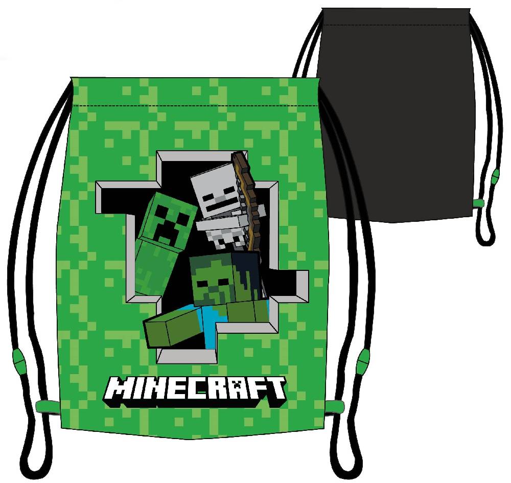 Lau Fashion Minecraft Gymtasche Turnbeutel Schuhbeutel Cool Schulter Tasche Schule 32x37cm Günstig kaufen