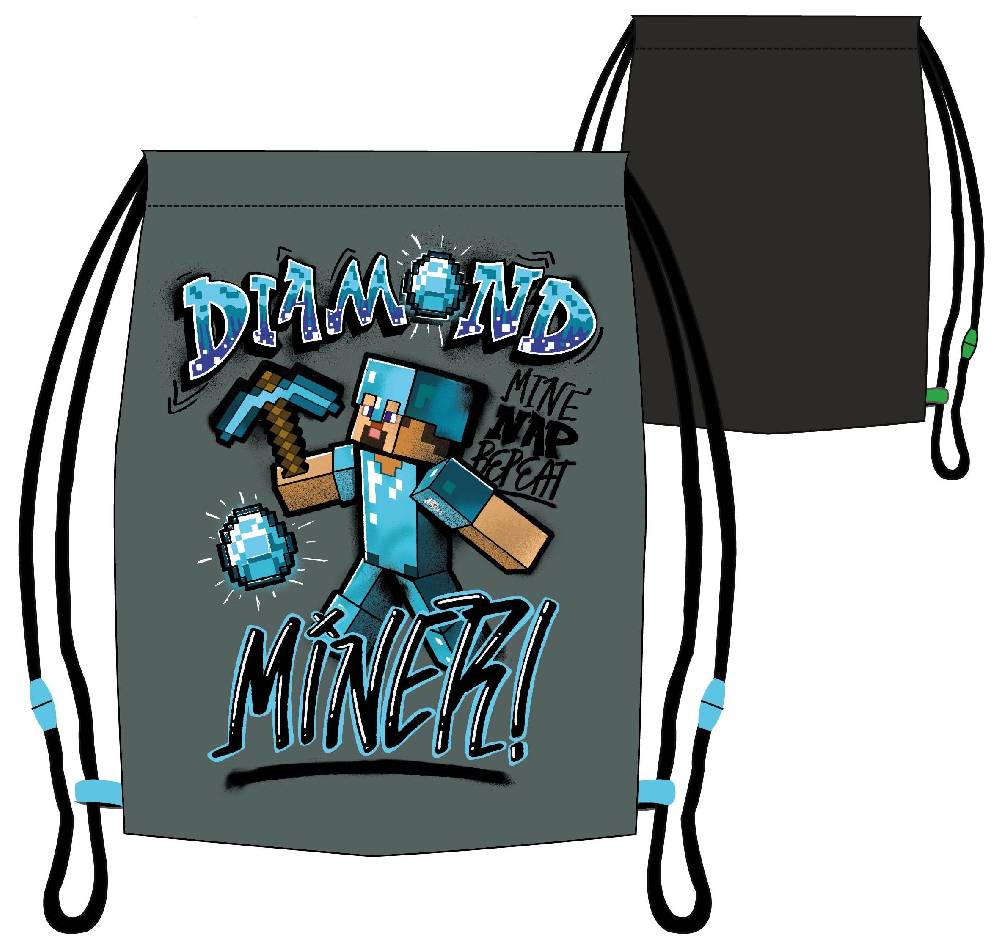 Lau Fashion Minecraft Gymtasche Turnbeutel Schuhbeutel Cool Schulter Tasche Schule 32x37cm Günstig kaufen