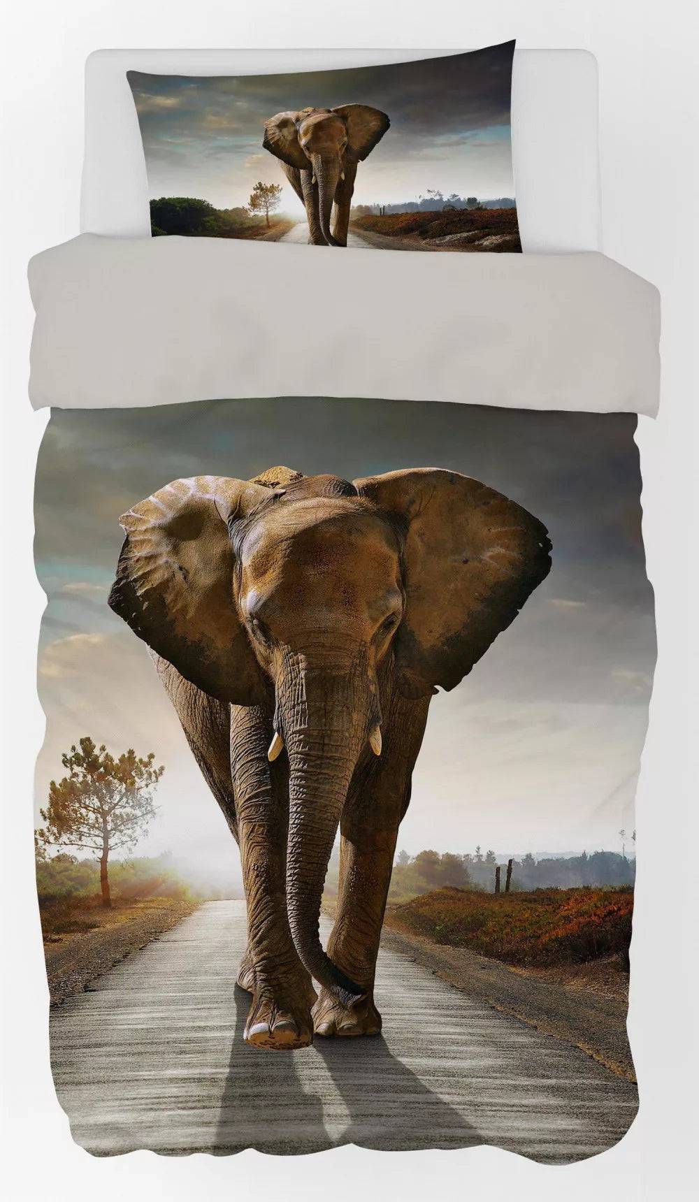 Lau Fashion Safari Tiere Wendebettwäsche Bettwäsche Set Bettbezug 140×200cm Preisnachlass