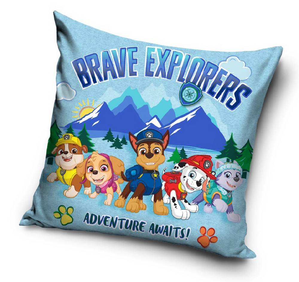Lau Fashion Paw Patrol Kissenhülle Kissenbezug Kopfkissenbezug Kinder Bett Sofa Hunde 40x40cm Tiefpreis