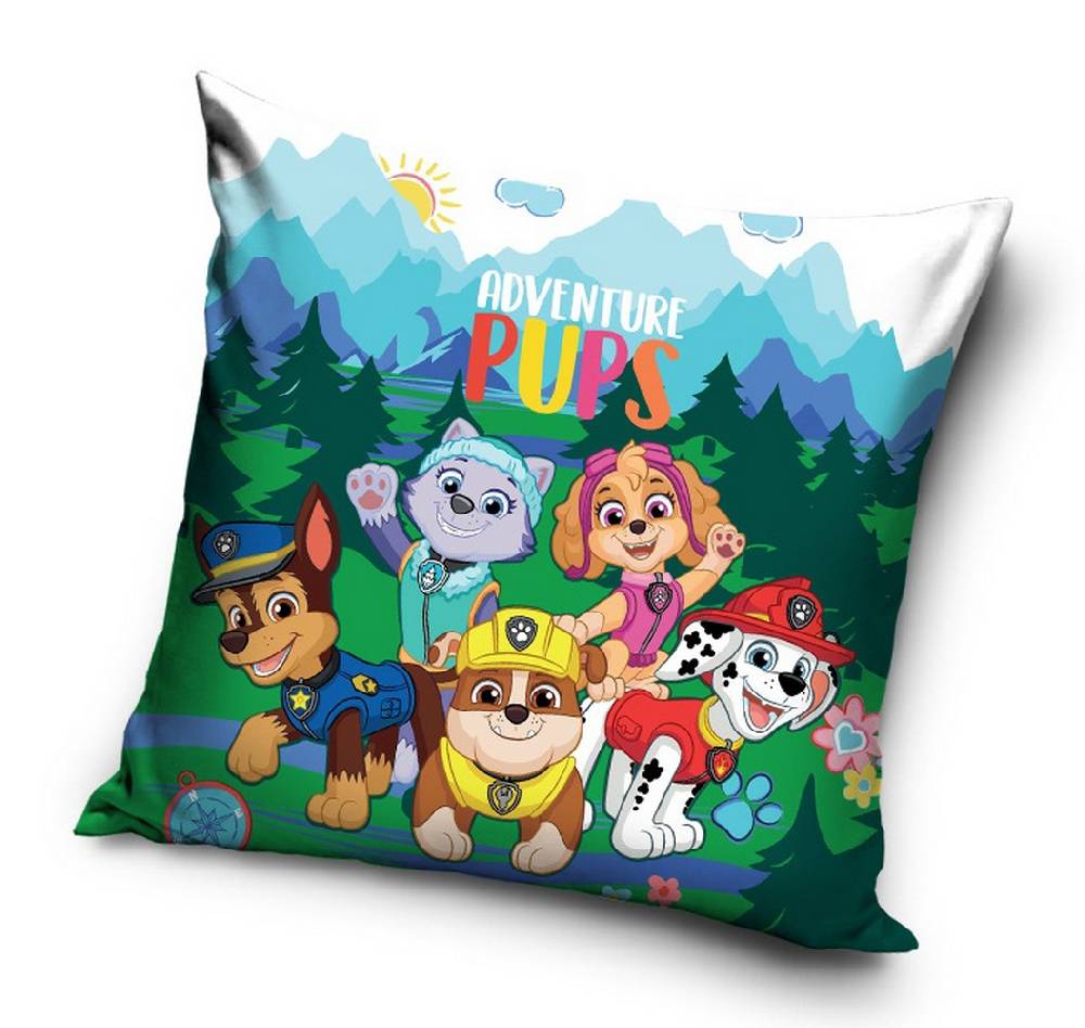 Lau Fashion Paw Patrol Kissenhülle Kissenbezug Kopfkissenbezug Kinder Bett Sofa Hunde 40x40cm Tiefpreis