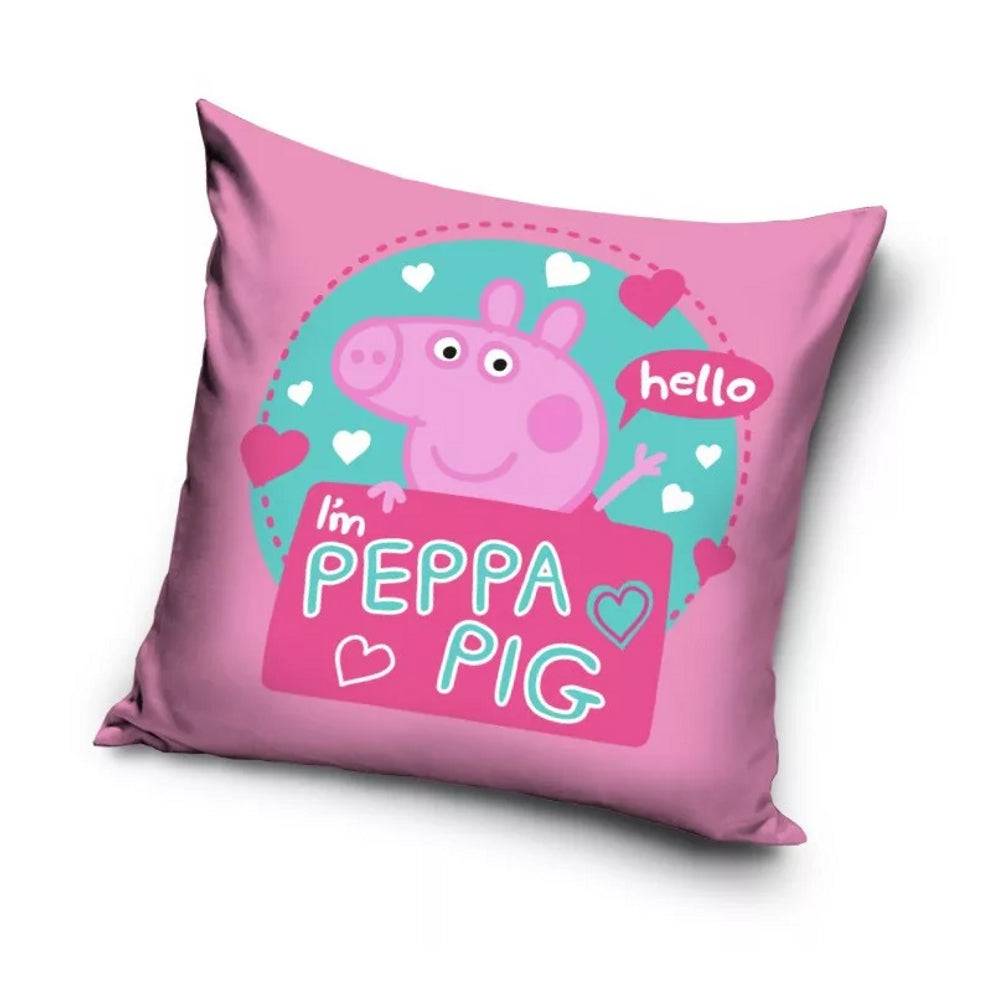 Lau Fashion Peppa Wutz Kopfkissenbezug Kissenbezug Kissenhülle Kinder Bett Sofa Logo 40x40cm Wochenangebot