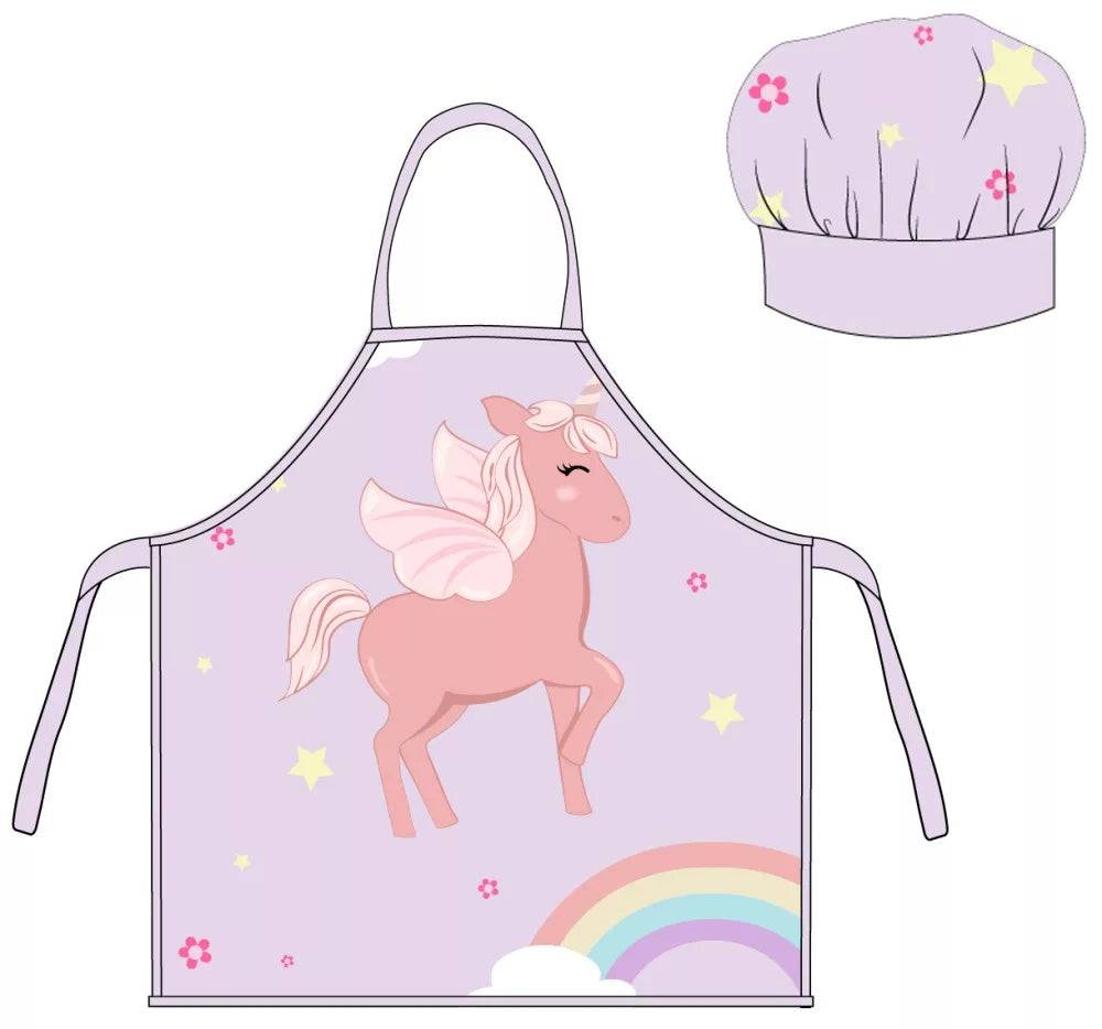 Lau Fashion 2tl. Kochschürze Malkittel Set Kinder Mädchen Jungen Kindergarten Schule Kochset 50% Rabatt für begrenzte Zeit
