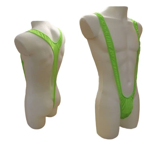 Lau Fashion Borat Tanga Badehose Mankini Badeanzug Kostüm C-String Einheitsgröße S/M Große Rabatte