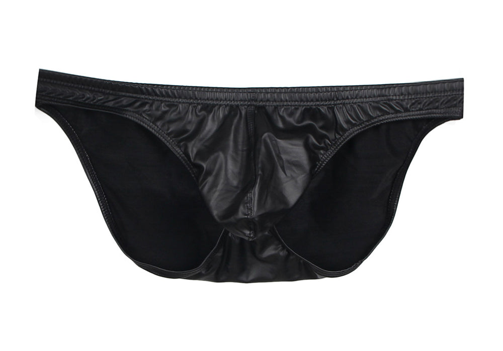 Lau Fashion Lack Leder Slip Herren Wetlook Boxershorts Männer Unterwäsche M/L/XL Tägliche Deals