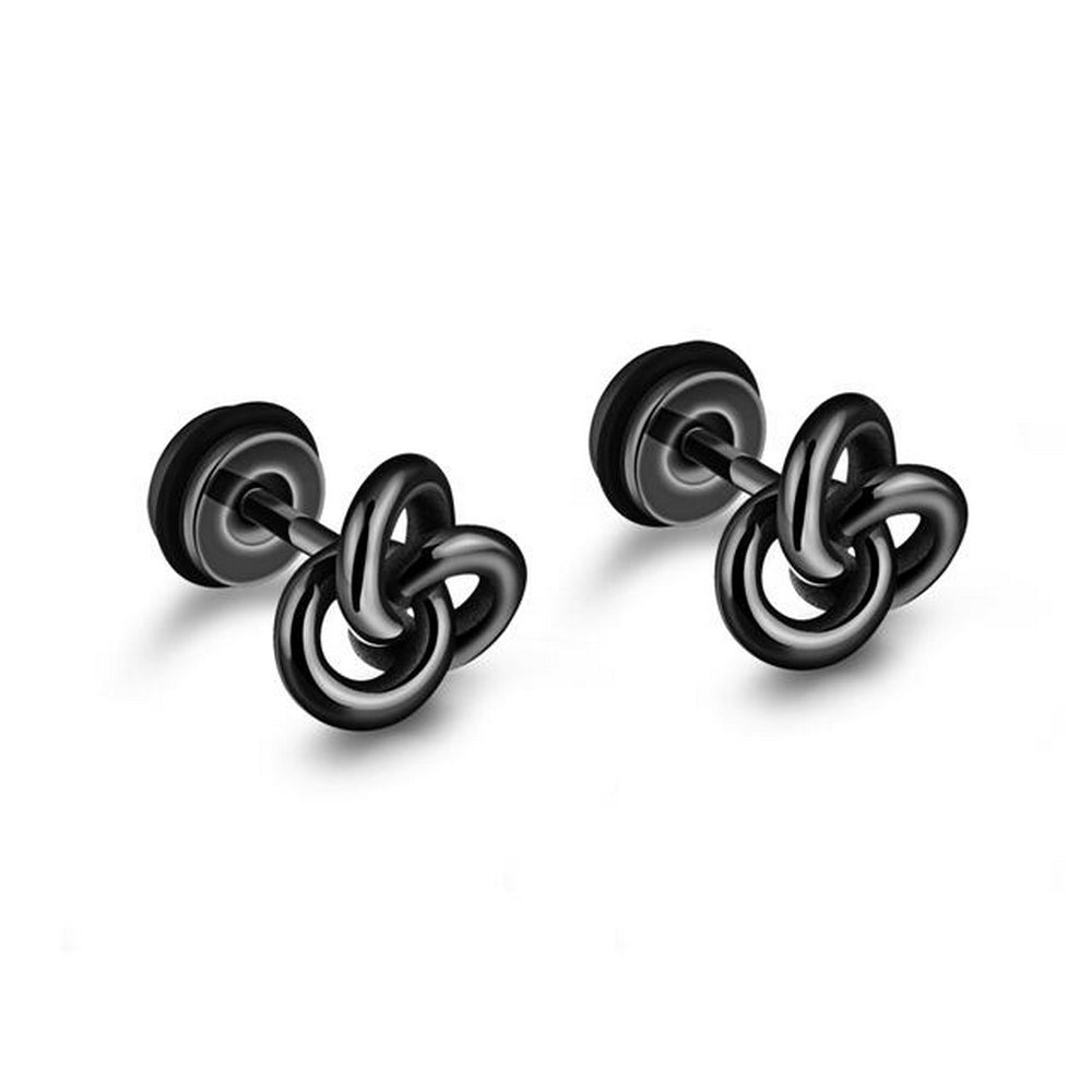 Lau Fashion 1 Paar Fashion Fake Plug Unisex # Schwarz Ohrringe Tragus Ohrstecker Bestseller