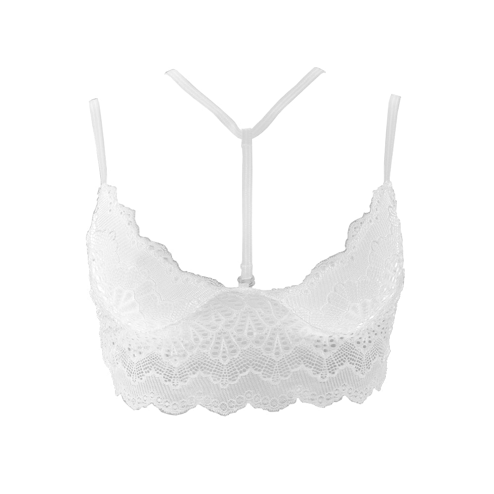 Lau Fashion Damen Körper Kette Harness BH Riemchen Spitze Bralette S/M Fabrik Onlineshop