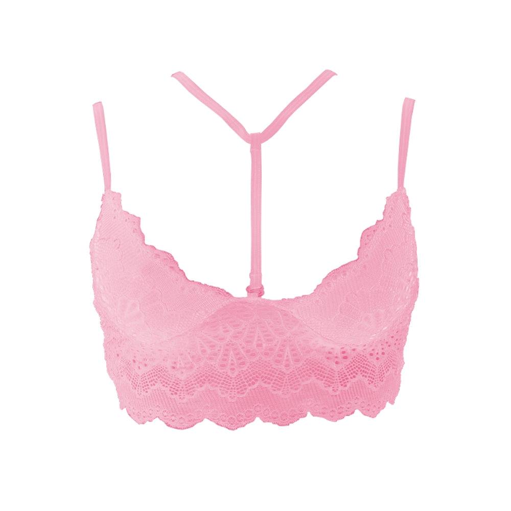 Lau Fashion Damen Körper Kette Harness BH Riemchen Spitze Bralette S/M Fabrik Onlineshop