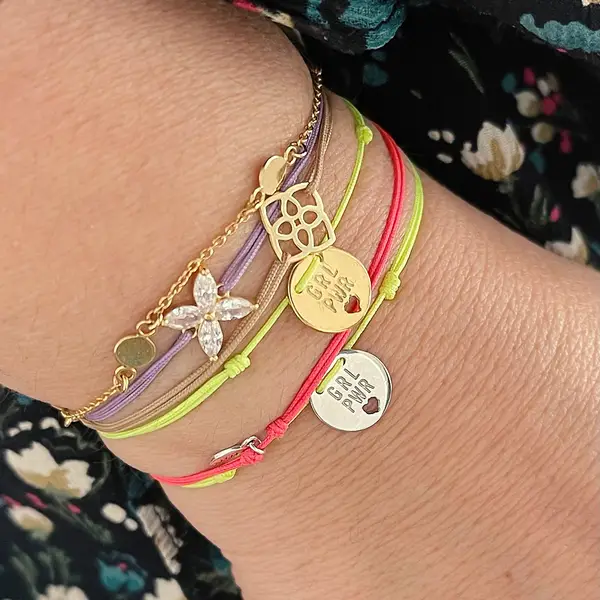 Leaf Jewelry Charity Armband GRL PWR, Koralle Bis zu 65% Rabatt